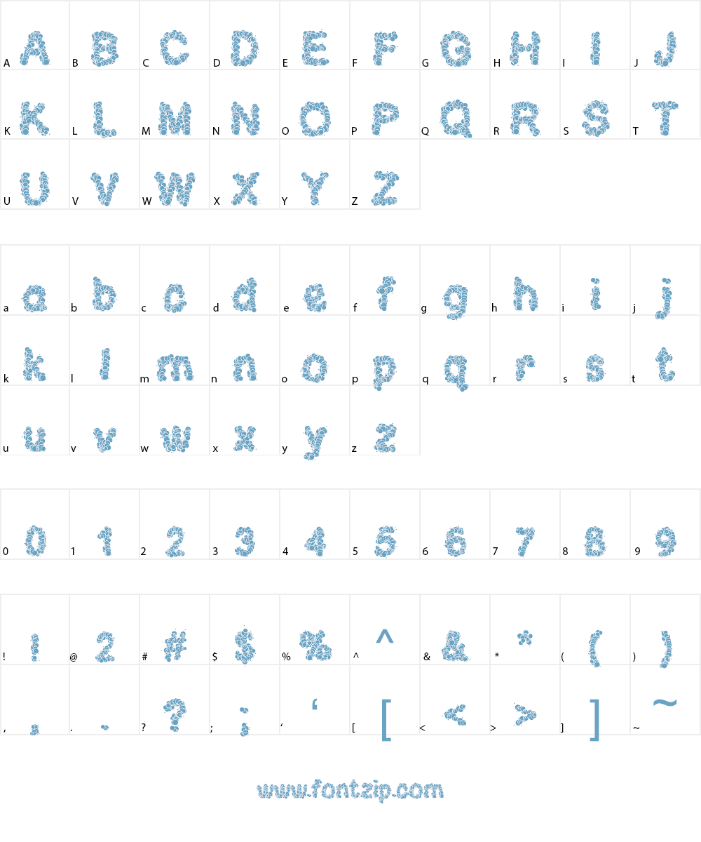Clouds of Hope LSF Font Character
